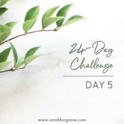 24-Day Challenge: Day 5