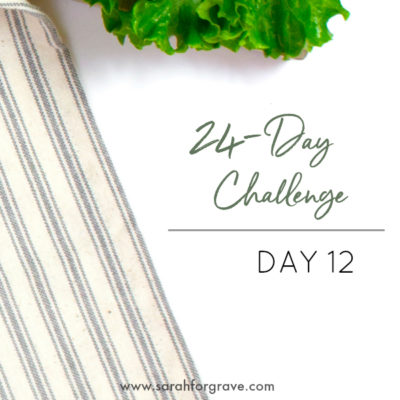 24-Day Challenge: Day 12