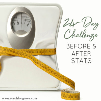 24-Day Challenge: Before and After Stats