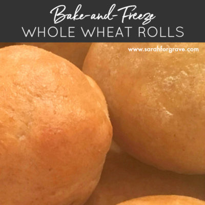 Bake-and-Freeze Whole Wheat Dinner Rolls Recipe (for Bread Machine)